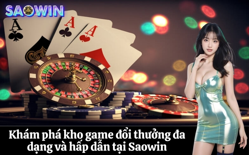 Khám phá kho game đổi thưởng đa dạng và hấp dẫn tại Saowin